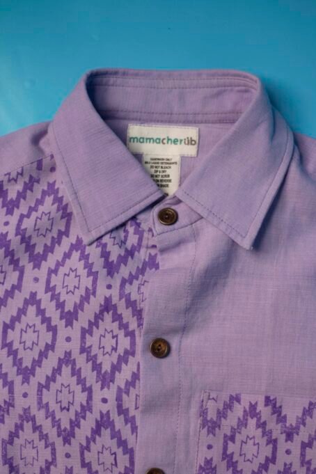 Lavender Pattern Shirt