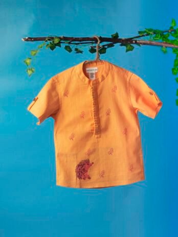 Orange Porcupine Shirt