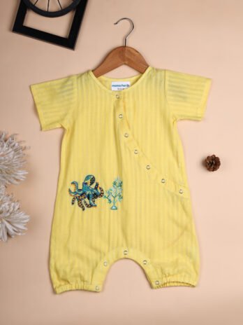 Yellow Octopus Romper